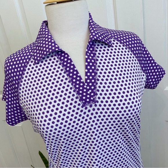 JOFIT Polka Dot Golf Top ⭐️ So Pretty - Picture 2 of 11